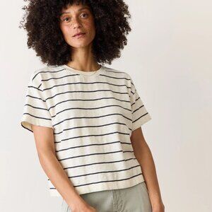 Marine Layer Sadie Vintage Slub Crop Tee EUC